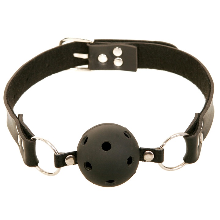 Топка за уста Fetish Fantasy Series, Дишаща, Черен