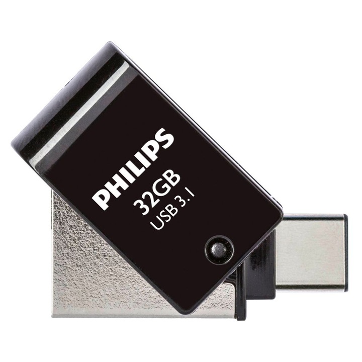 Philips FM32DC152B/00 32 GB USB C-típus 3.2 Gen 1 (3.1 Gen 1) Fekete USB flash meghajtó
