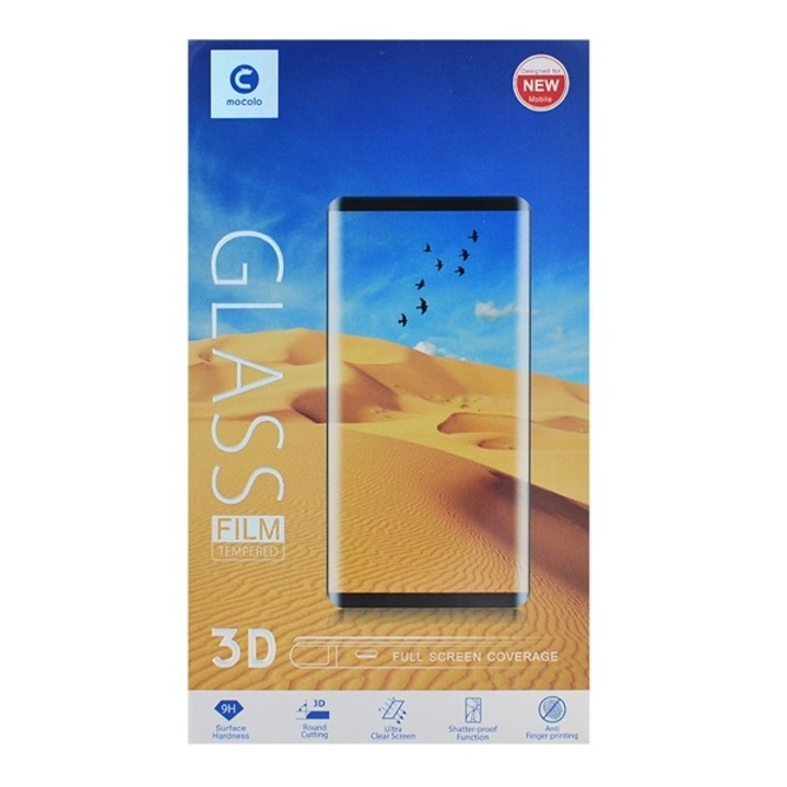 Mocolo Képernyővédő Üveg, 3D Full Cover, Íves, Karcálló, 0.3Mm, 9H, Samsung Galaxy A51 (SM-A515F), Fekete