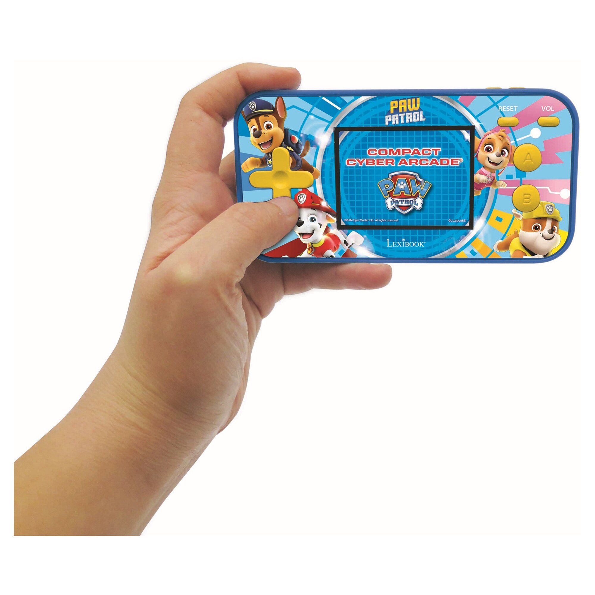 Consola portabila Lexibook Compact Cyber Arcade Patrula Catelusilor 150 de jocuri