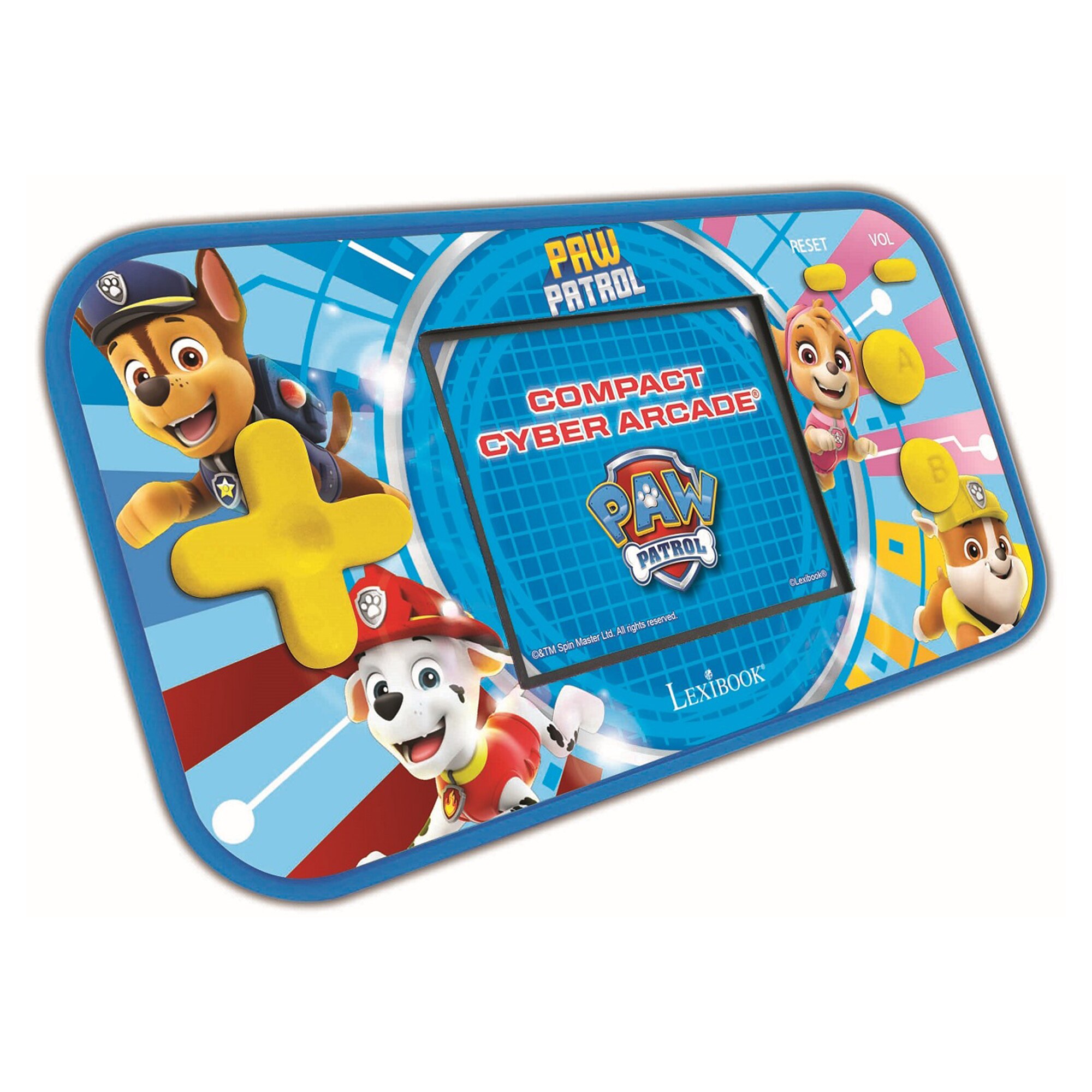 Consola portabila Lexibook Compact Cyber Arcade Patrula Catelusilor 150 de jocuri