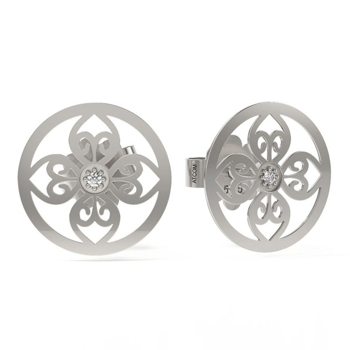 Ezüst fülbevaló modell 64