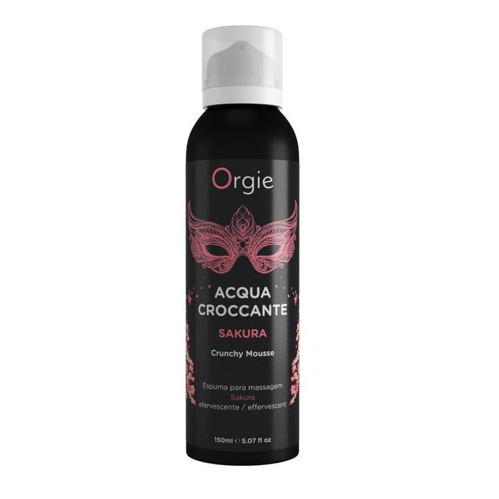 Orgie Acqua Croccante ropogós hab, cseresznyevirág aroma, 150ml