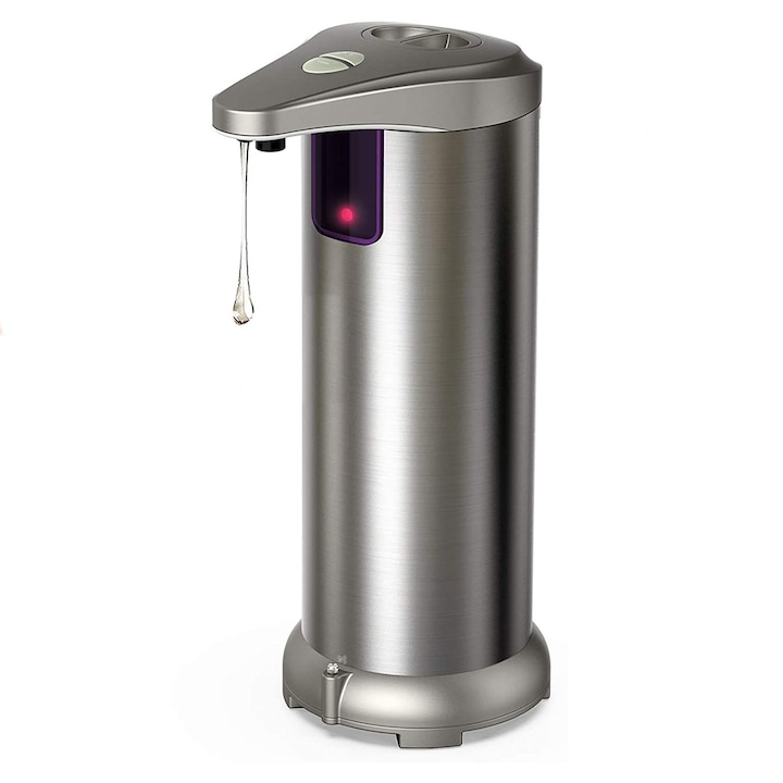 ZAMO DSPNS-SPN Automata szappanadagoló, IR érzékelővel, 250 ml-es tartály, rozsdamentes acél anyag, vízálló