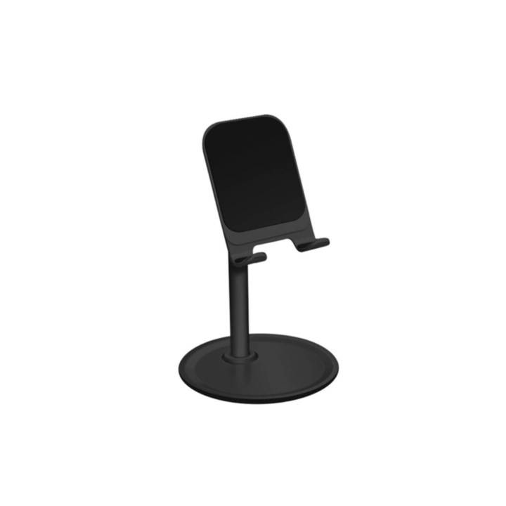 SOHO állítható telefontartó, teleszkópos kar, 16-21 cm és 5-45°, fekete