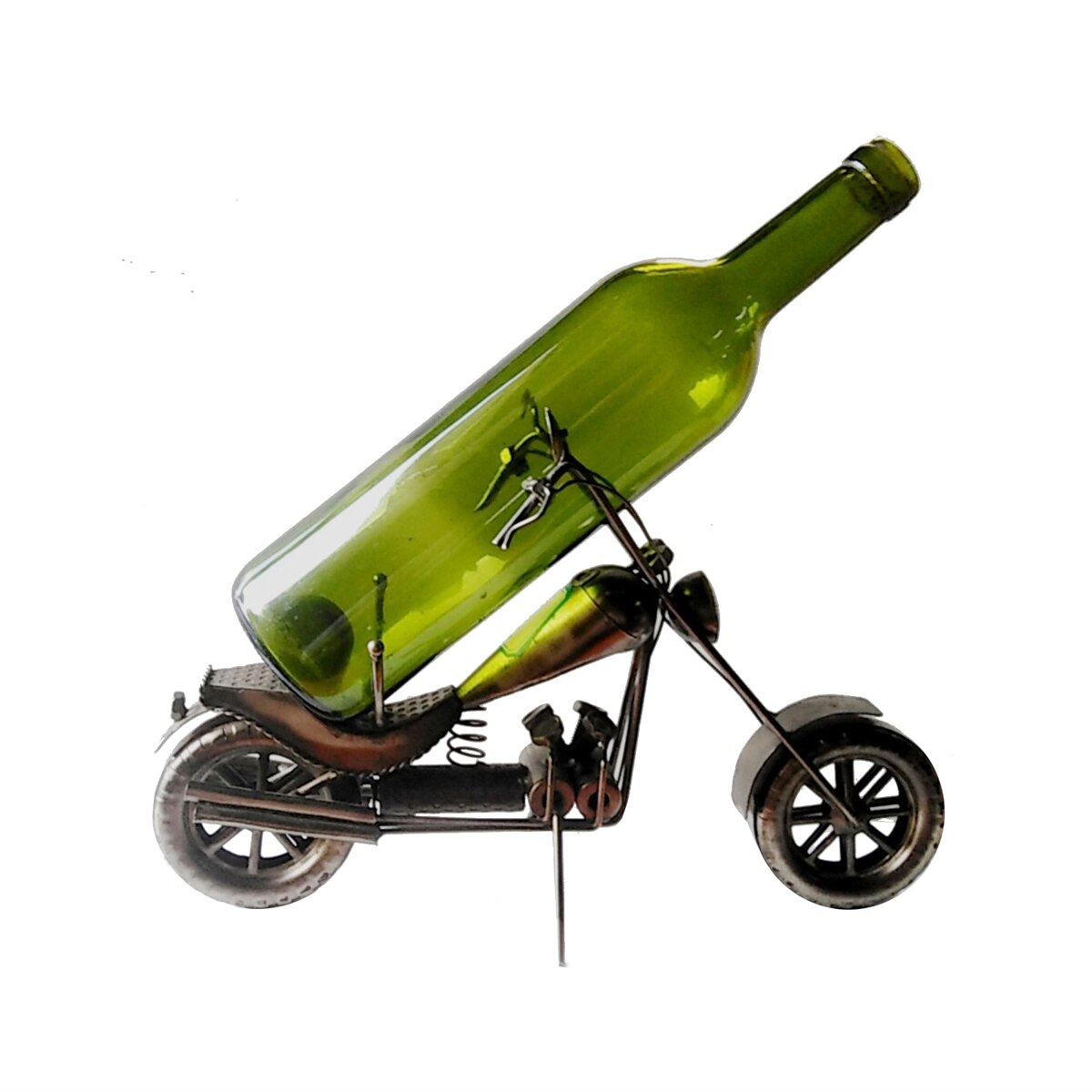 التعرية توقع قمع  Suport metalic Motocicleta pentru sticla de vin 33 cm - eMAG.ro