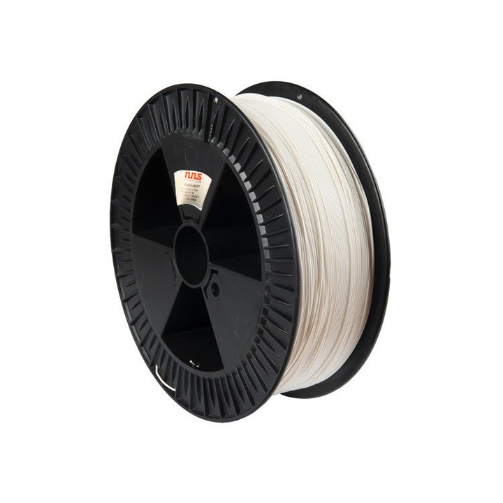 Filament PLA pentru imprimanta 3D, NuNus, 105572, 2 Kg, 1.75 mm, Alb