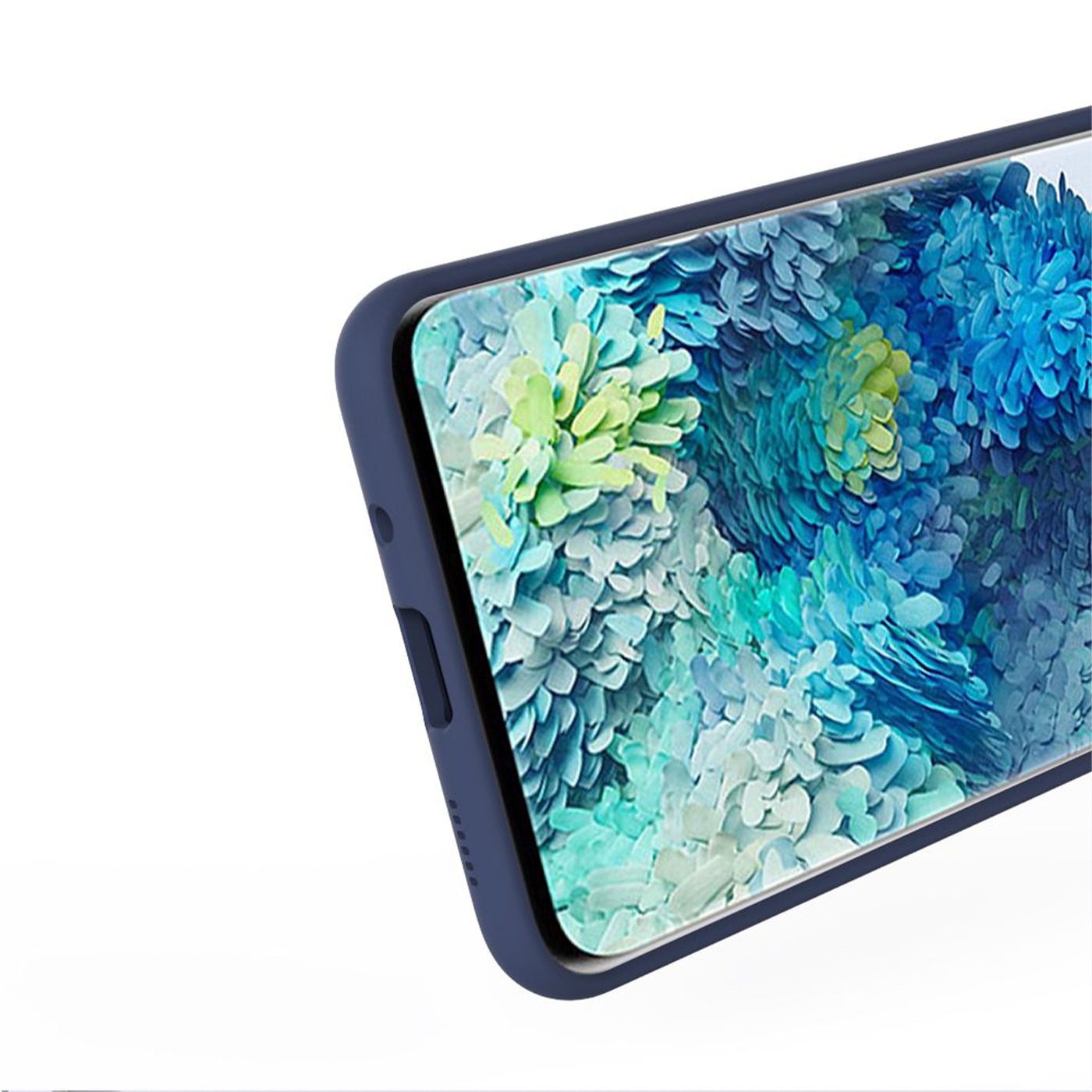 Husa din silicon pentru Samsung Galaxy S20 FE, HighQuality Perfect Fit Slim, Albastru Inchis