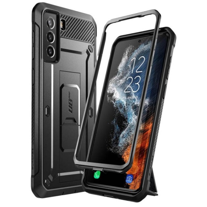 Husa Supcase Unicorn Beetle Pro pentru Samsung Galaxy S22 Negru