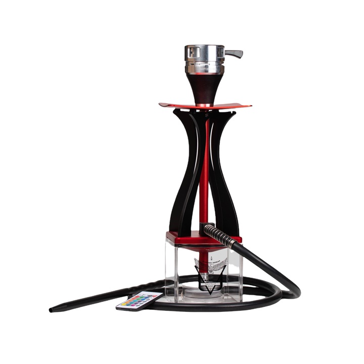 Narghilea Egyptian Hookah 0909-65 cu smoke box, Negru