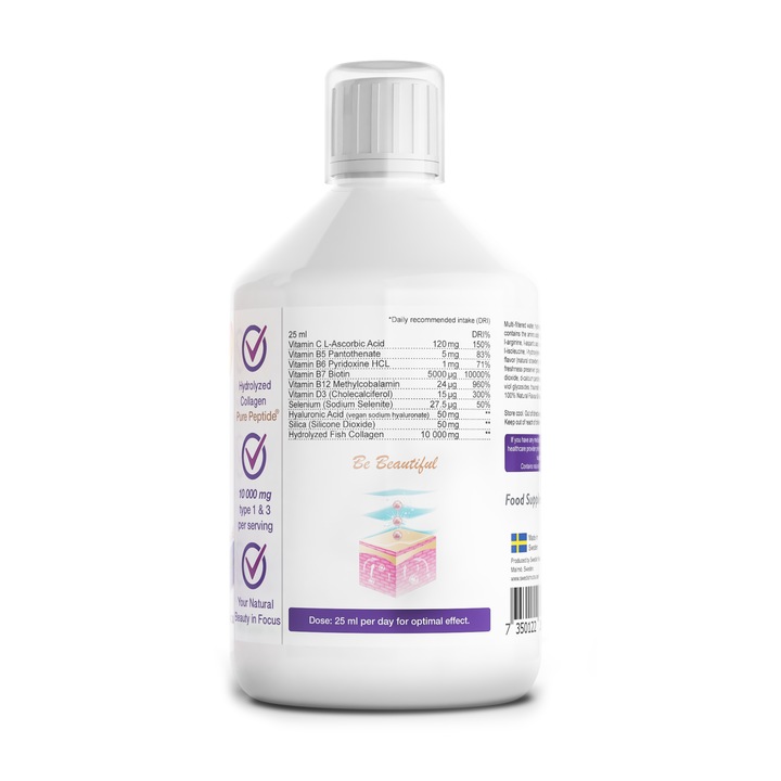 Produs anti-imbatranire, Swedish Nutra, 500 ml