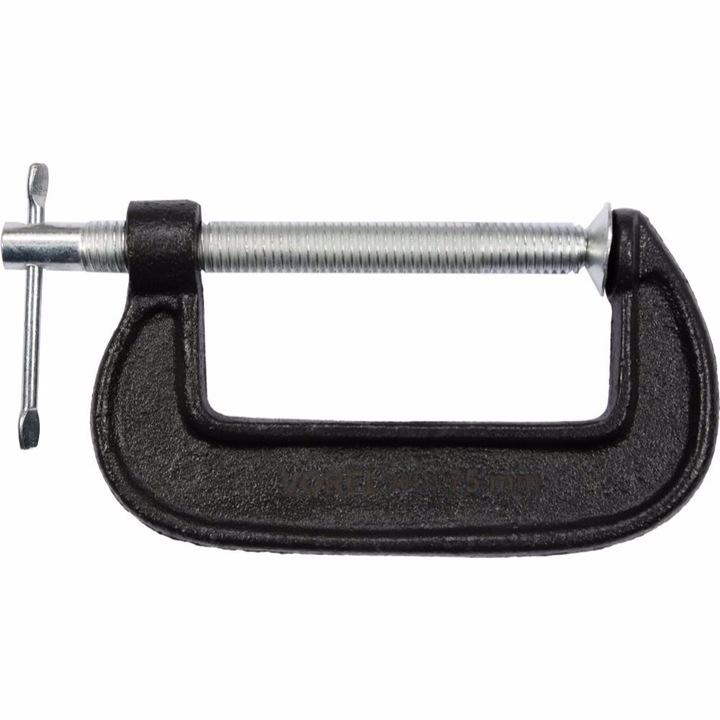 G-образна стяга Vorel, W = 190 кг, 75 мм