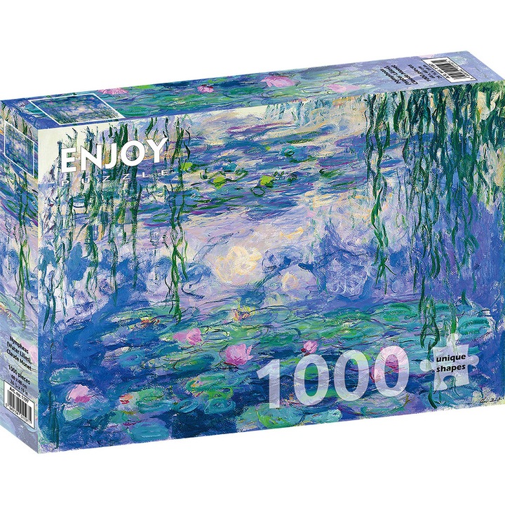 Puzzle 1000 piese Enjoy – Claude Monet: Nympheas (Water Lilies)