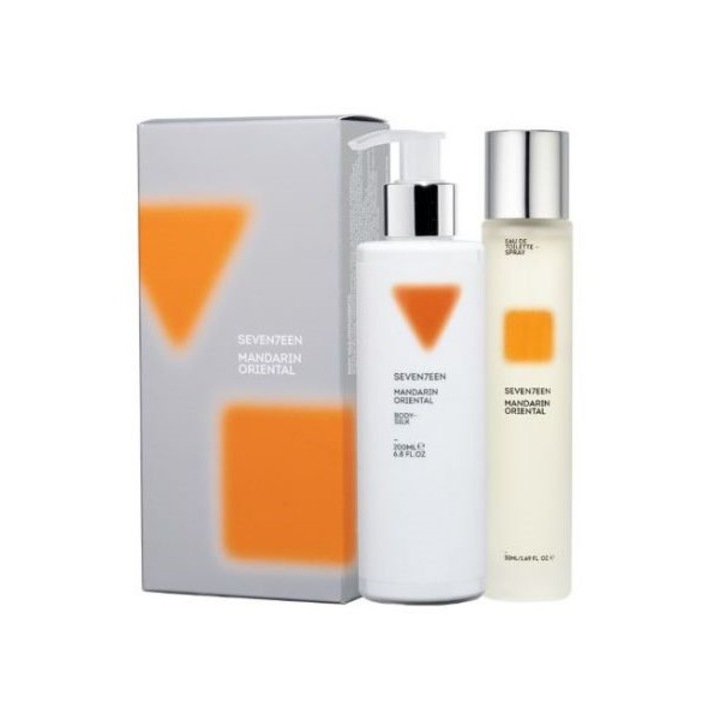 Seventeen Mandarin Oriental eau de toilette készlet 50 ml, Body Silk testápoló 200 ml
