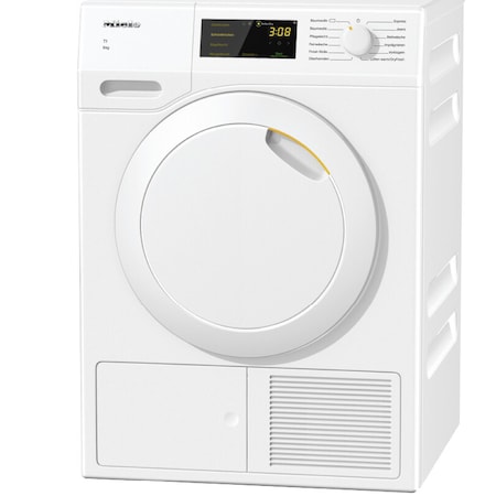 Uscator de rufe Miele TCC 230 WP, Pompa de caldura, 8 kg, Clasa A++, FragranceDos, EcoDry, PerfectDry, Alb