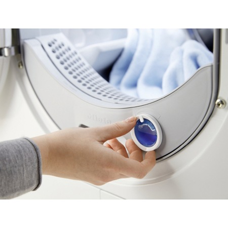 Uscator de rufe Miele TSF 763 WP, Pompa de caldura, 8 kg, Clasa A+++, EcoSpeed, EcoDry, FragranceDos, Direct Sensor, Alb