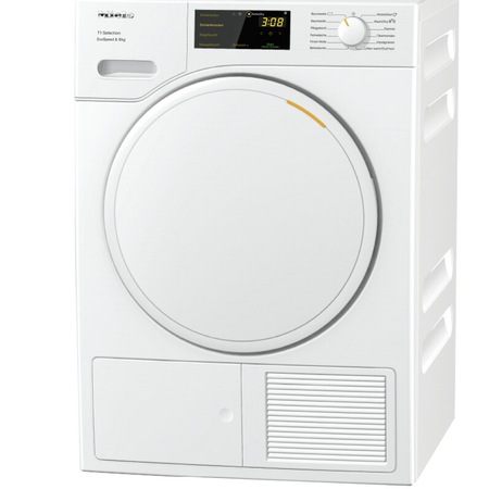 Uscator de rufe Miele TSC 563 WP, Pompa de caldura, 8 kg, Clasa A+++, EcoSpeed, EcoDry, FragranceDos, Direct Sensor, Alb
