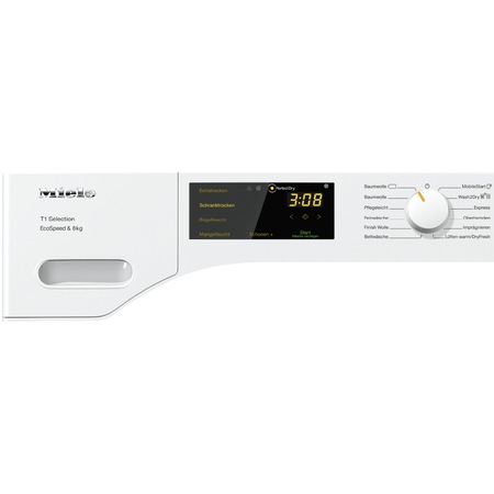 Uscator de rufe Miele TSC 563 WP, Pompa de caldura, 8 kg, Clasa A+++, EcoSpeed, EcoDry, FragranceDos, Direct Sensor, Alb