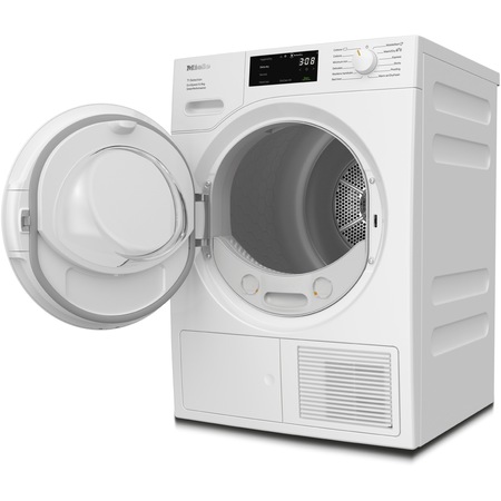 Uscator de rufe Miele TSF 763 WP, Pompa de caldura, 8 kg, Clasa A+++, EcoSpeed, EcoDry, FragranceDos, Direct Sensor, Alb