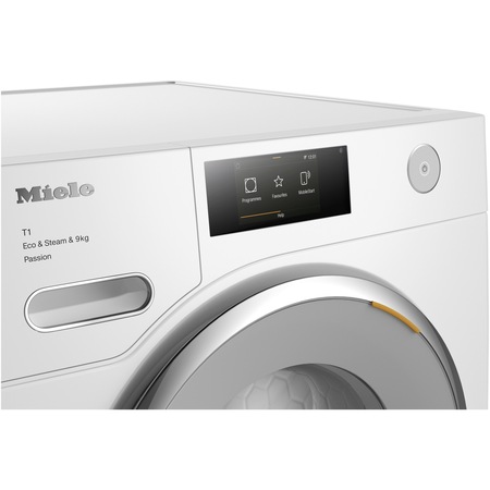 Uscator de rufe Miele TWV 780 WP, Pompa de caldura, 9 kg, Clasa A+++, MTouch, SteamFinish, EcoDry, WiFiConn@ct, Alb