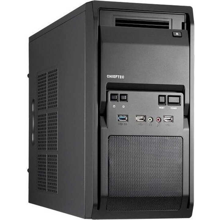 PC кутия Chieftec Libra LT-01B-350GPB, Micro ATX, Micro Tower, Черен