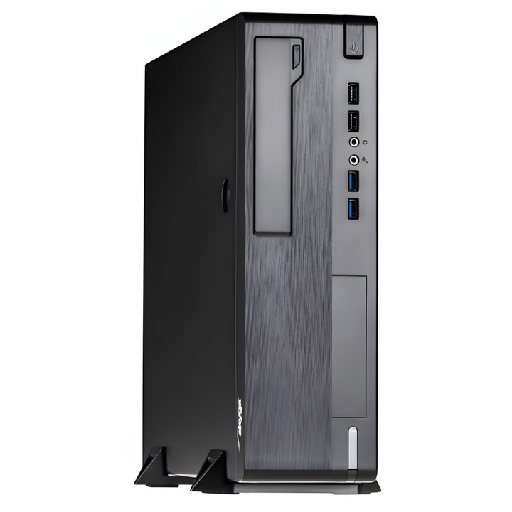 Carcasa PC Akyga SFF AK-502-02BK, Flex ATX, Micro ATX, Negru