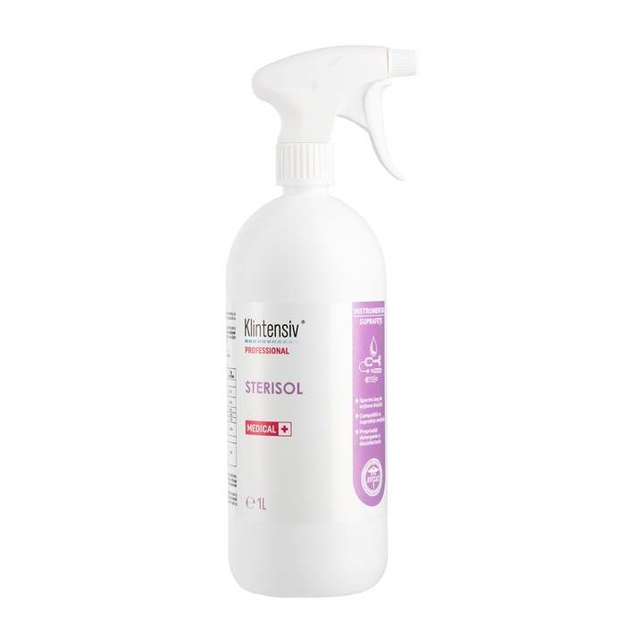 Dezinfectant, Sterisol, pentru suprafete, instrumentar si nebulizare, Biocide, 1 litru