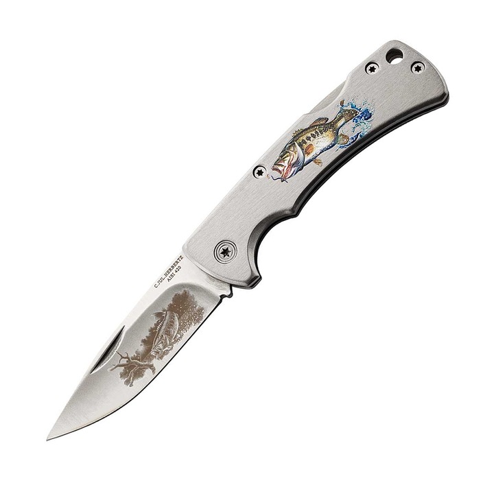 Briceag Herbertz 585809 maner inox, lama 6.8cm, peste