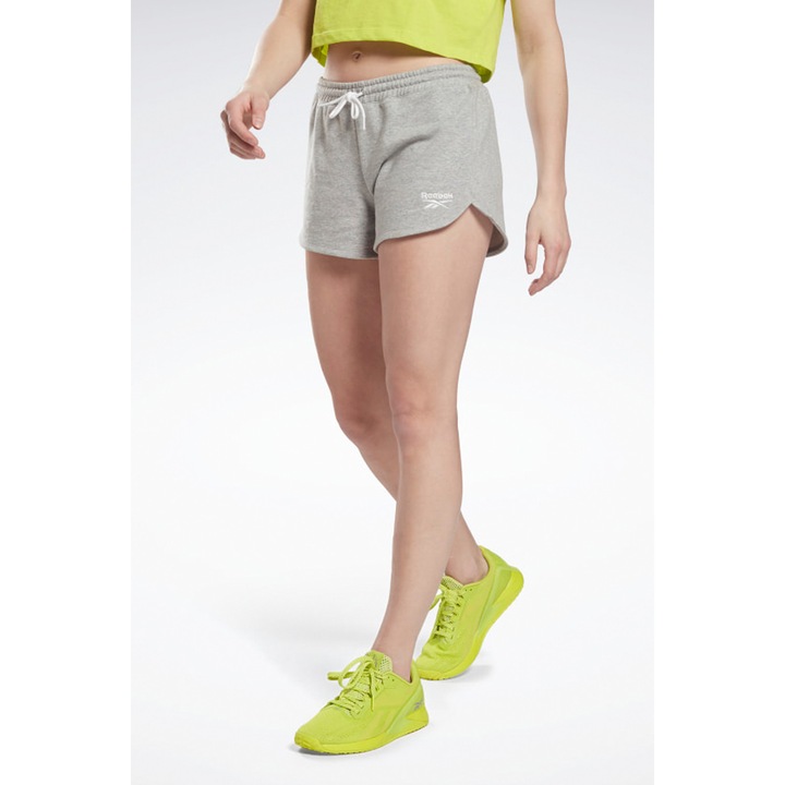 Reebok női rövidnadrág 024307533-AZ3374f, pamut, szürke, XS méret