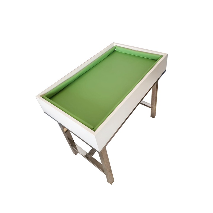 Masa consultatie sugari, EROND, 900x550x800 mm, alb