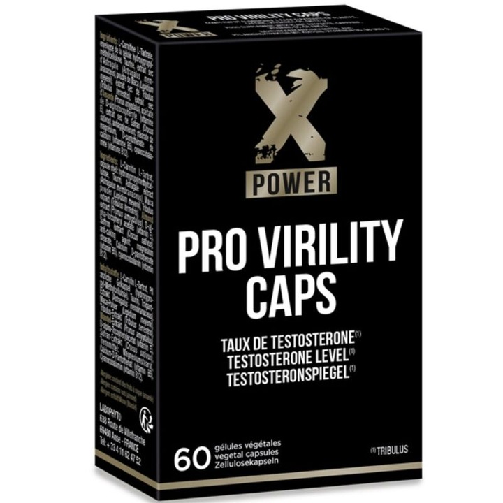 XPower Pro Virility kiegészítő, tesztoszteron szint, 60 kapszula