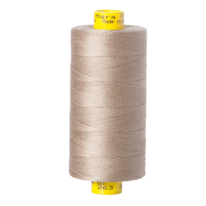 Ata de cusut Gutermann Mara 70 700m 100% poliester Bej 263