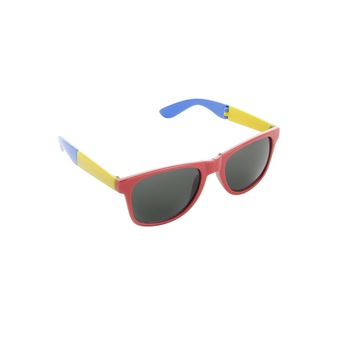 Evolt - Слънчеви очила, пластмасови, сгъваеми, UV 400, Червен/Жълт/Син