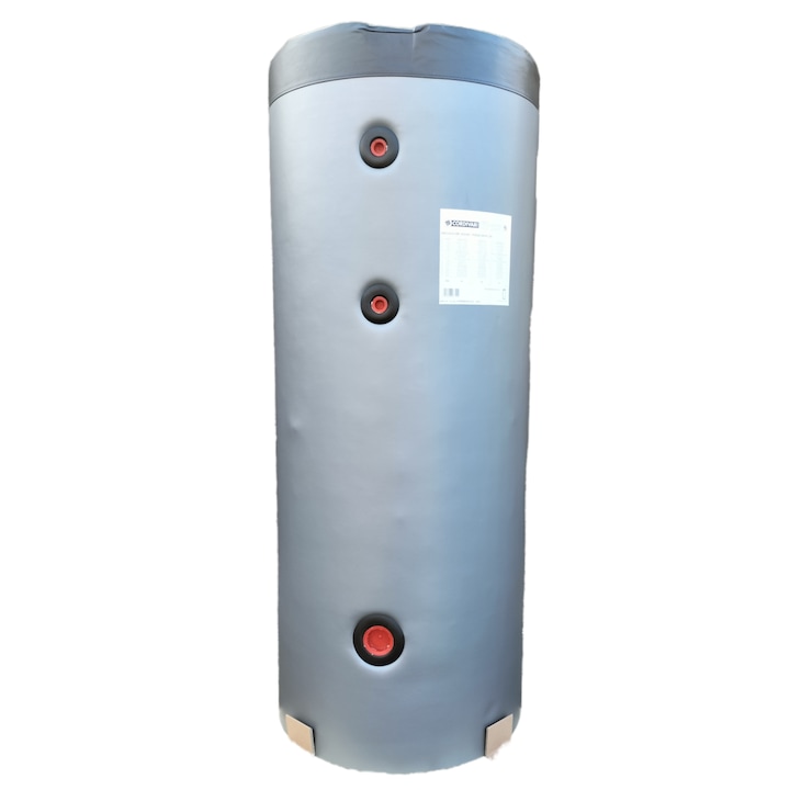 Rezervor de acumulare puffer Cordivari 100 litri cu izolatie spuma poliuretanica pentru pompe de caldura clasa A de eficienta energetica