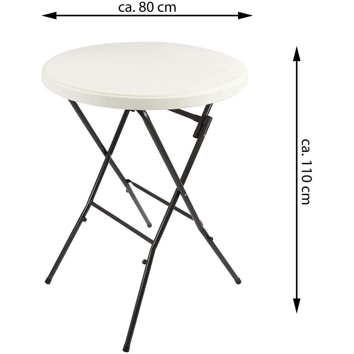 Masa plianta inalta Progarden, diametru 80 cm, inaltime 110 cm ...