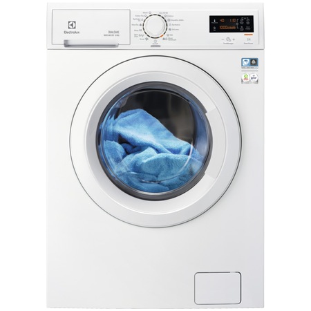 Masina de spalat rufe cu uscator Electrolux EWWN1685W, Spalare 8 kg, Uscare 4 kg, 1600 rpm, Clasa D, Motor Inverter, DualCare, TimeManager, Alb
