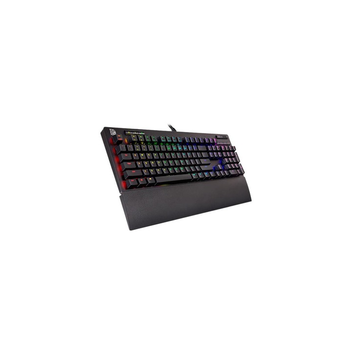 Tastatura Thermaltake KB-NER-TRBRUS-01, eSports Neptune Elite, cu fir, negru, EN layout, mecanica, iluminata RGB