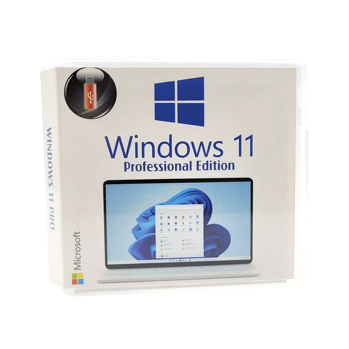 Stick flash USB si licenta fizica pentru Windows 11 Professional