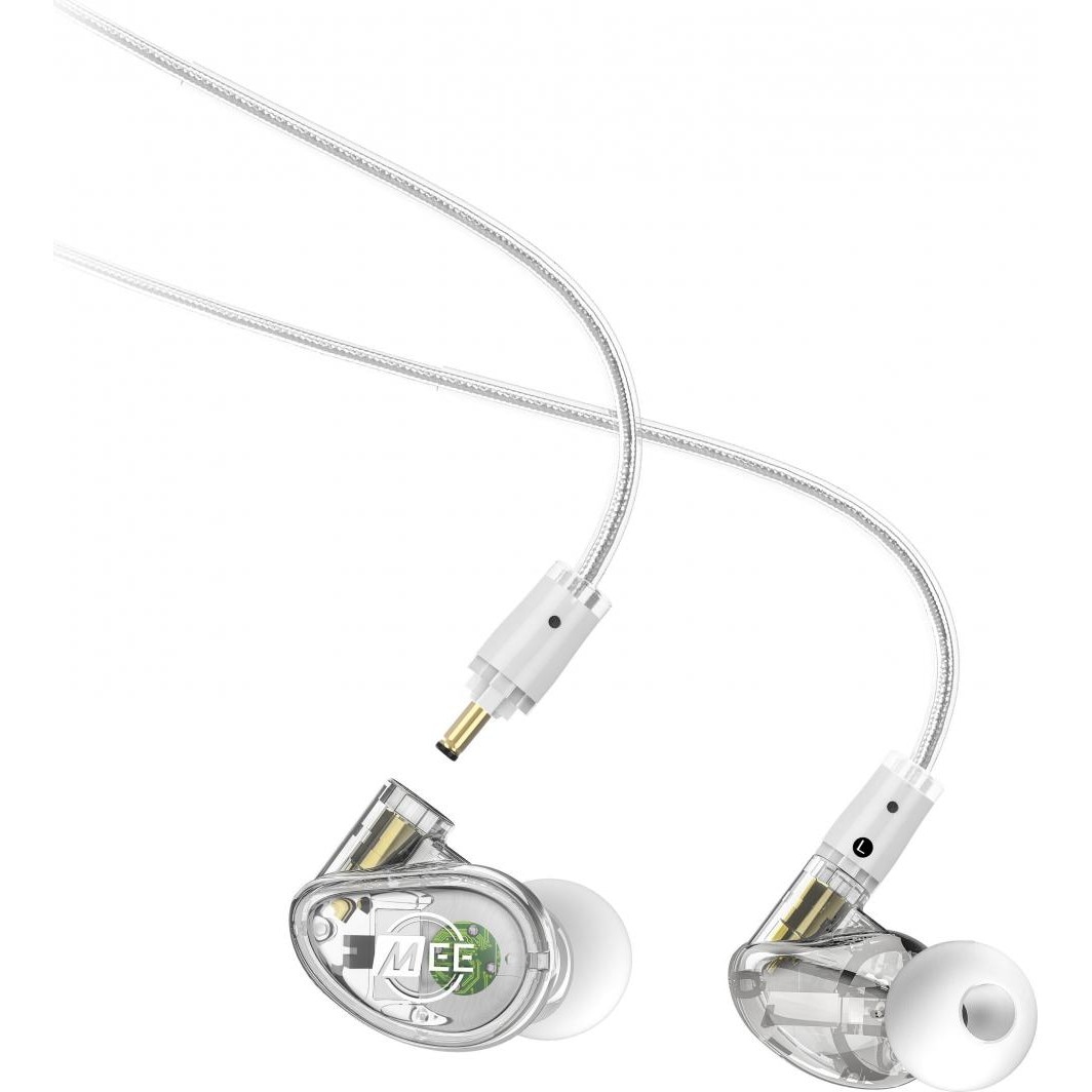 Casti MEE Audio MX3 Pro, Cu fir, 10g, 110 dB, Transparent