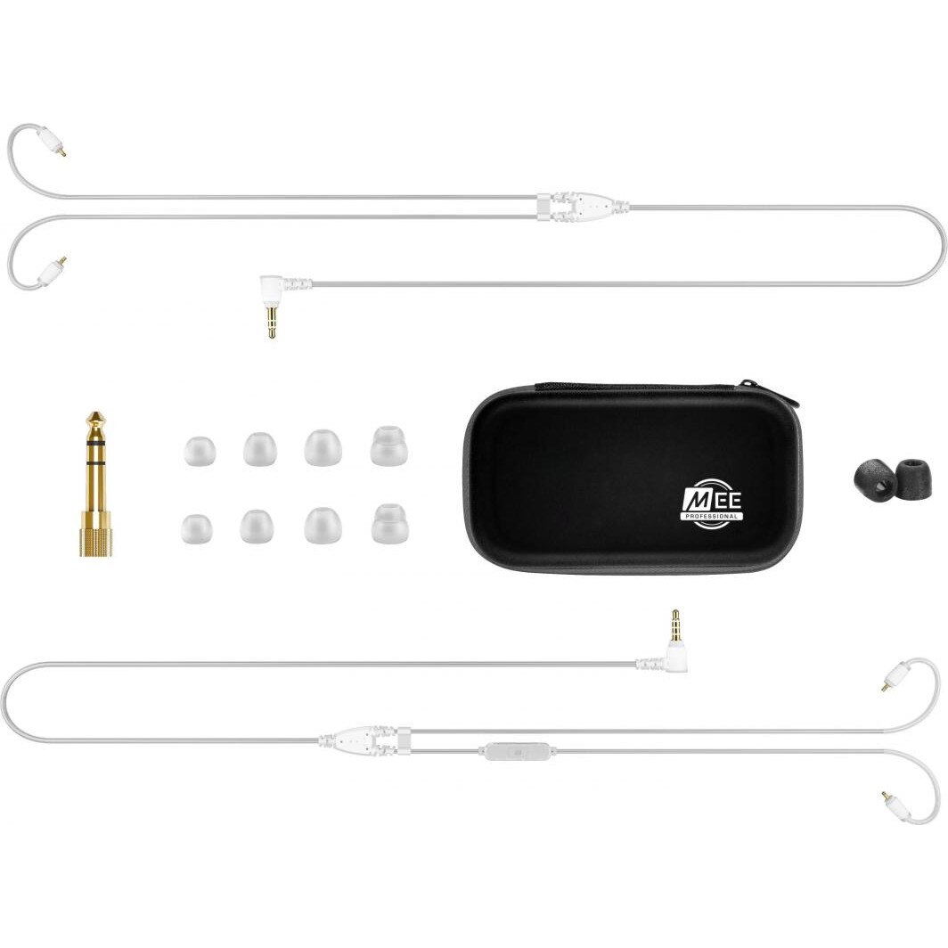Casti MEE Audio MX3 Pro, Cu fir, 10g, 110 dB, Transparent