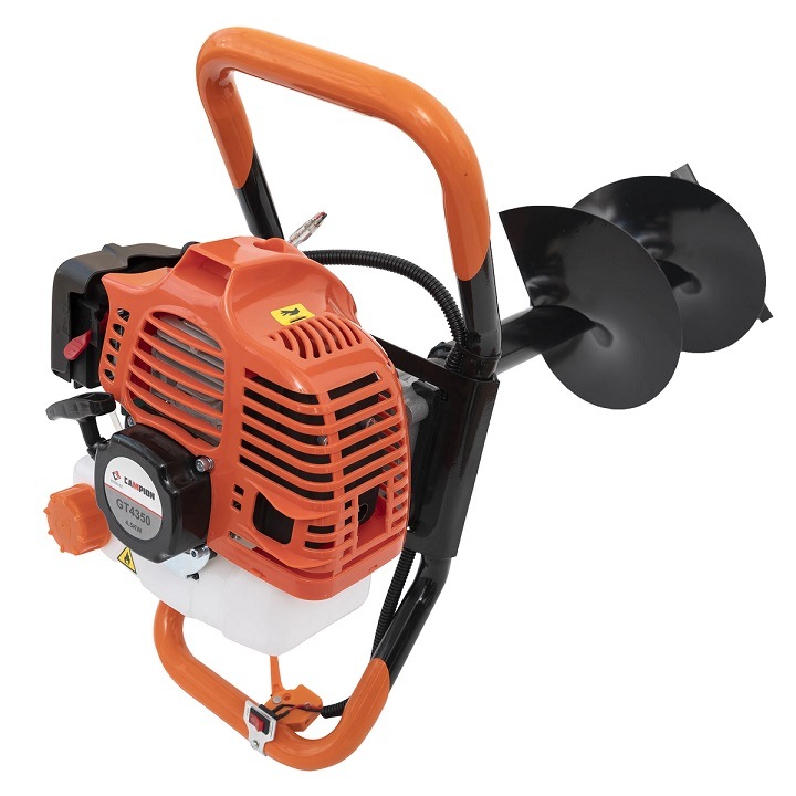 Campion GT4350 elektromos földfúró, 6 LE, 100 mm-es fúrószárral együtt