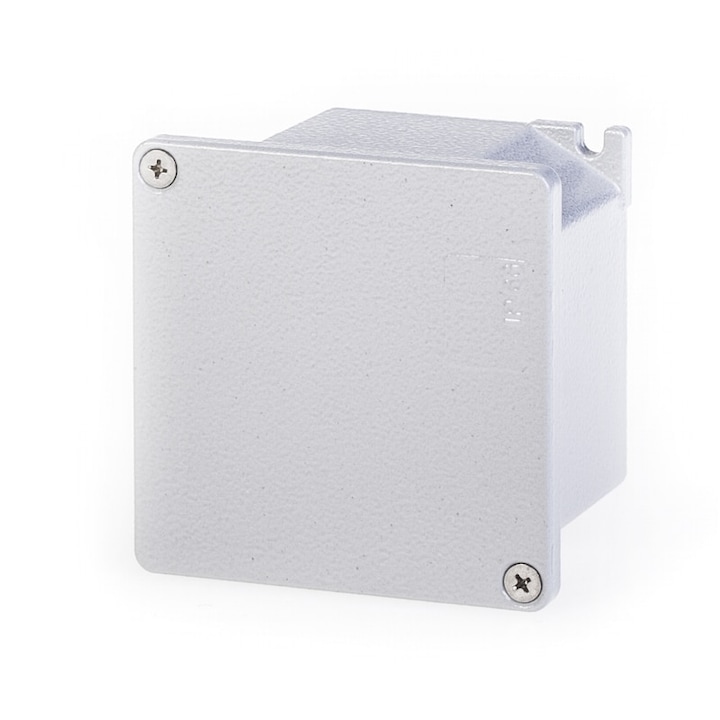 Doza derivatie PT 100X100 ALUMINIU 653.00