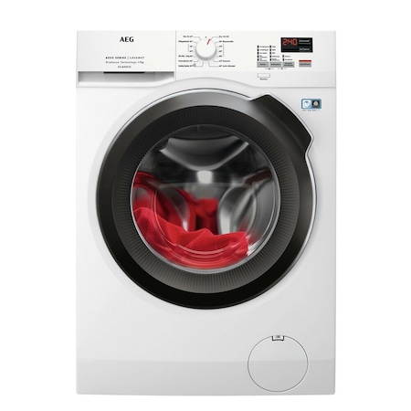 Masina de spalat rufe frontala AEG Serie 6000 L6FL720EX, 7 kg, clasa D, Aqua Control, 1400 rpm, alb