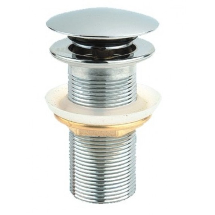 Mosogató szifon Inter Ceramic IC S - A 43, króm, Click mechanizmus, 1 1/4"