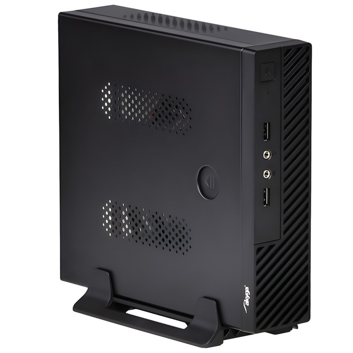 Carcasa PC Akyga AK-100-01BK, Mini ITX, Negru