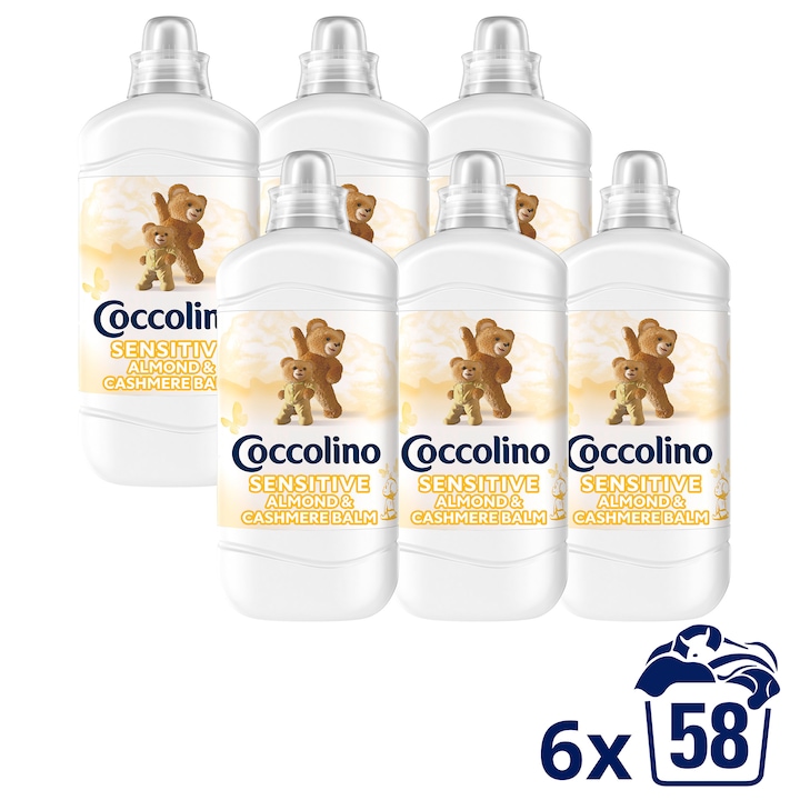Coccolino Sensitive Almond öblítő, 6x1450ml