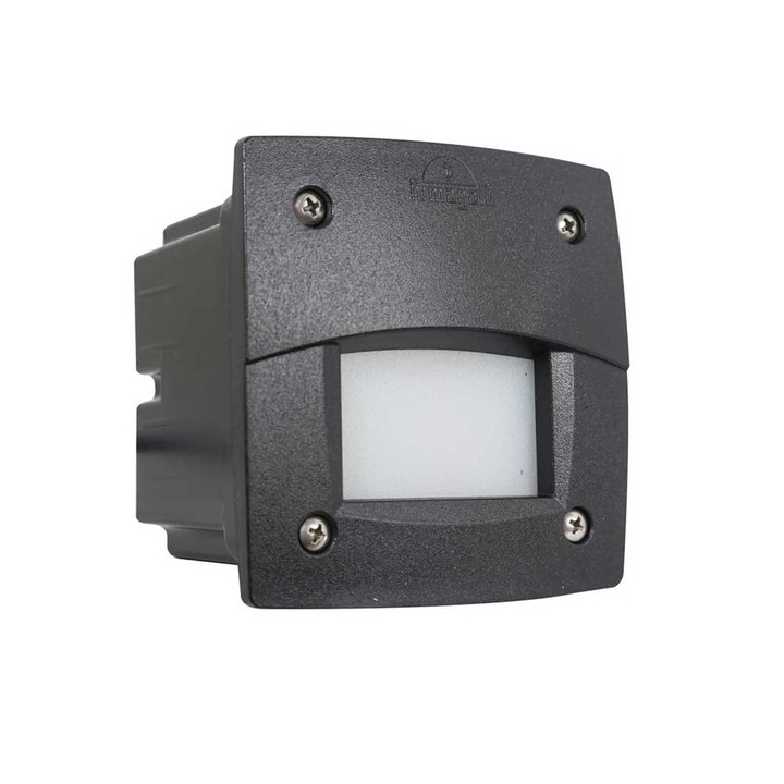 Corp de iluminat LED, Fumagalli, GX53, 3W, 3000K/4000K/6500K, 350lm, Negru