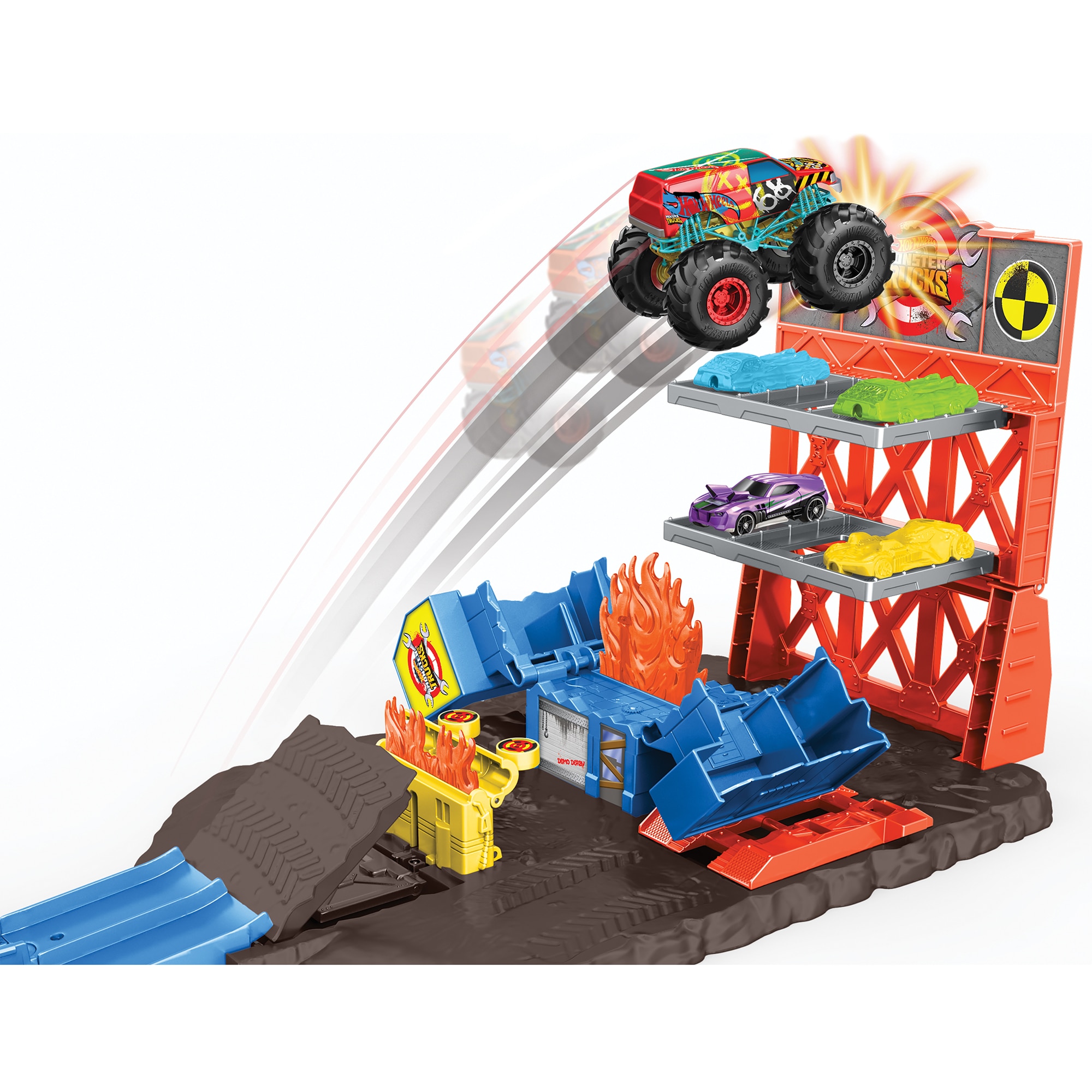 Monster jam cheap track set