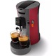 Espressor Philips Senseo Select CSA230/91, Crema Plus, Intensity Plus, 1450 W, capacitate rezervor apa 0.9 l, presiune pompa 1 bar, rosu