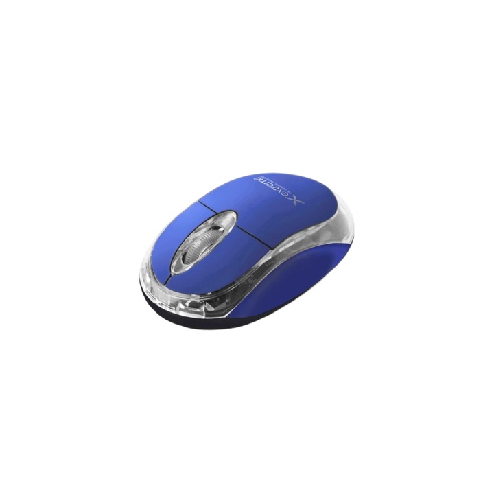 Mouse optic wireless 2.4 GHz, 3 butoane, 1000 DPI, Albastru